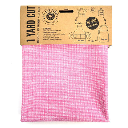 Laminated Cotton, Strawberry, 1 Yard Precut
