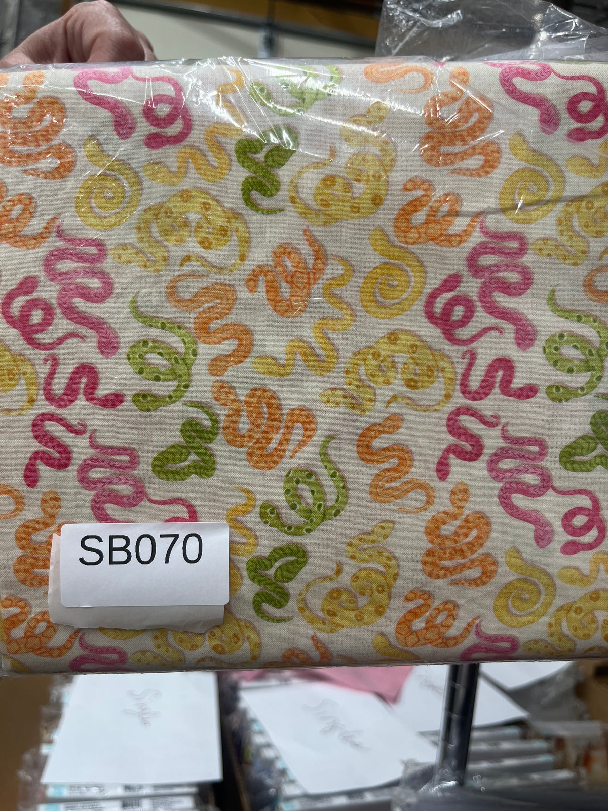 Cactus Rose Rodeo snake toss quilting fabric short bolt