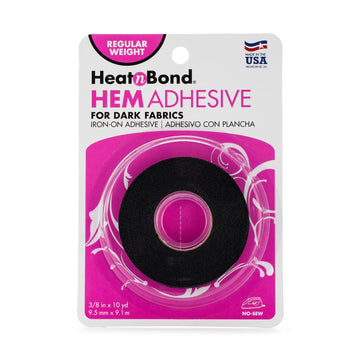 Heat N Bond Hem Adhesive for Dark Fabrics 3/8in x 10yds
