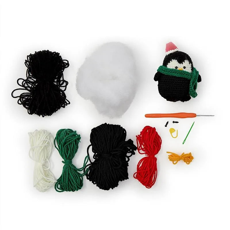Crafty Cutie Penguin Crochet Kit - image 2 - quilting supply from Quilted Joy