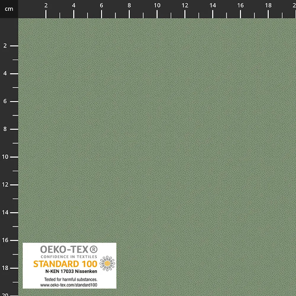 Petits Points Dark Green Fabric Yardage
