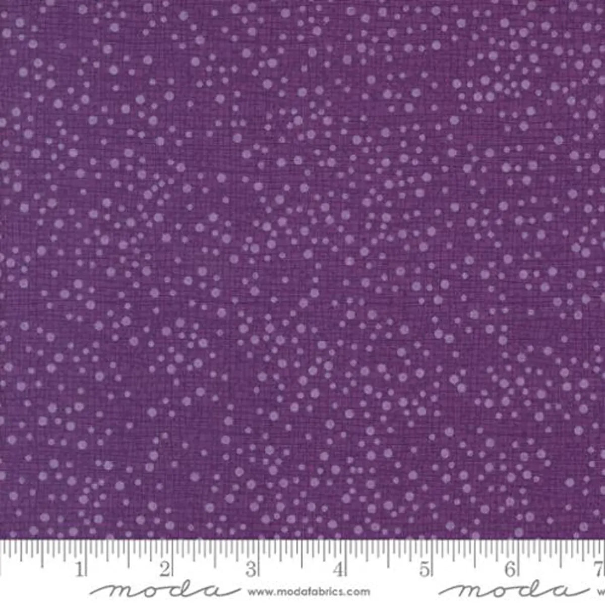 Dotty Thatched Pansy Fabric Yardage