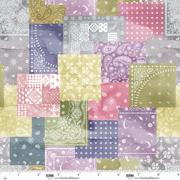 Deja Moo scrappy bandana fabric yardage quilting cotton