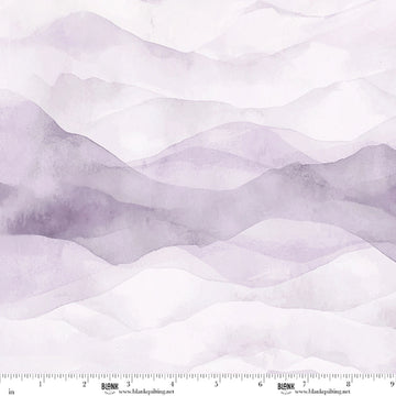 Deja Moo lavender mountain mist fabric yardage quilting cotton