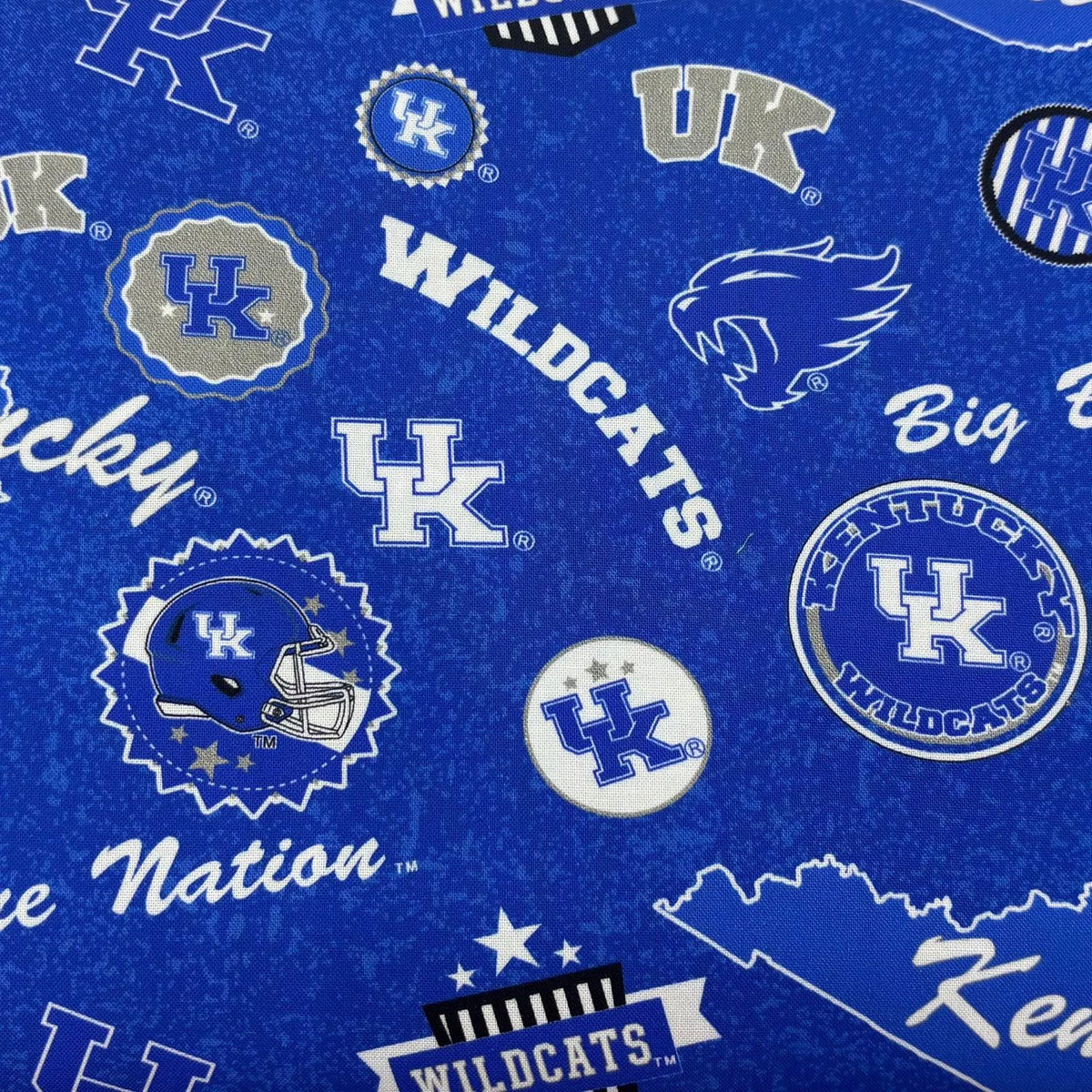 University of Kentucky Home State Fabric Yardage - quilt fabric for sewing and quilting projects