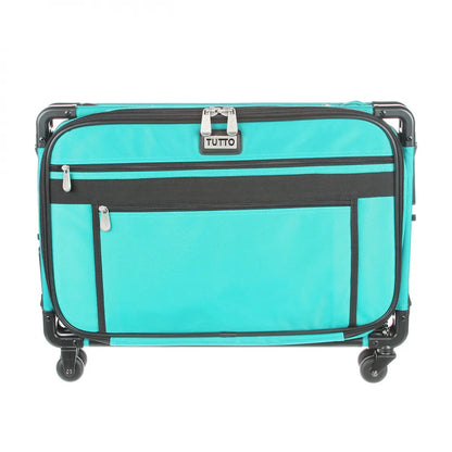 Tutto Sewing Machine Case On Wheels Large 22in Turquoise