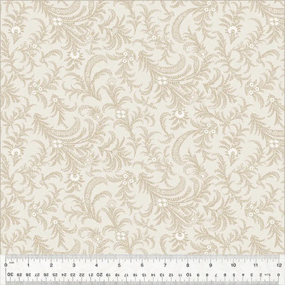A Spoonful of Sugar Backing Kit Delicate Paisley Linen - wide quilt backing fabric for longarm quilting
