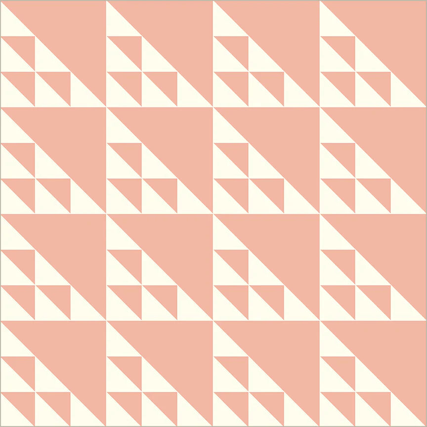 Perfect Points II Birds In The Air Pink Fabric Yardage