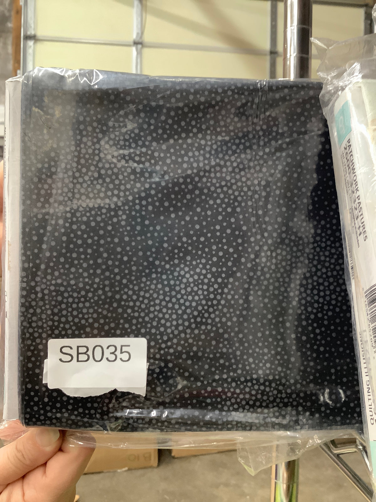 Quilting Illusions Dots Black fabric short bolt 5 yards