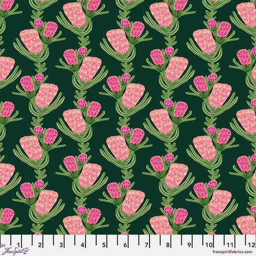 Paradise Blooms Banksia Trail Fern Fabric Yardage