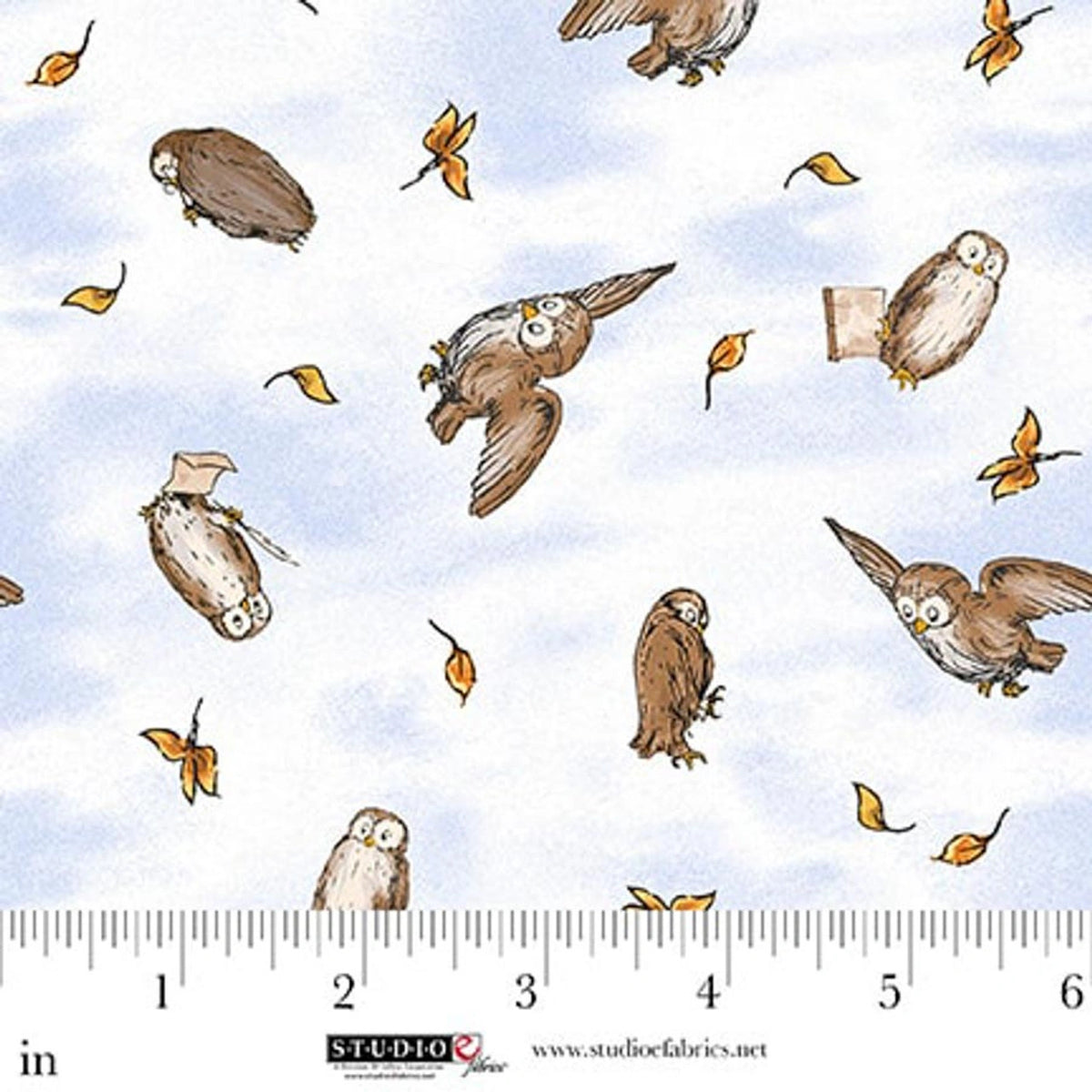 Classic Winnie Owls Fabric Yardage