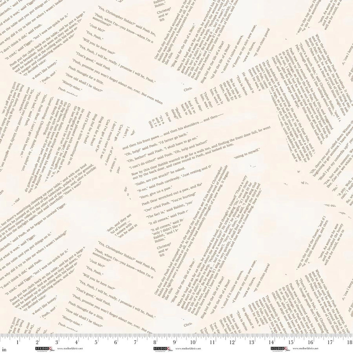 Classic Winnie Stories Fabric Yardage