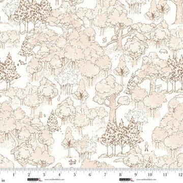 Classic Winnie Forest Mono Fabric Yardage