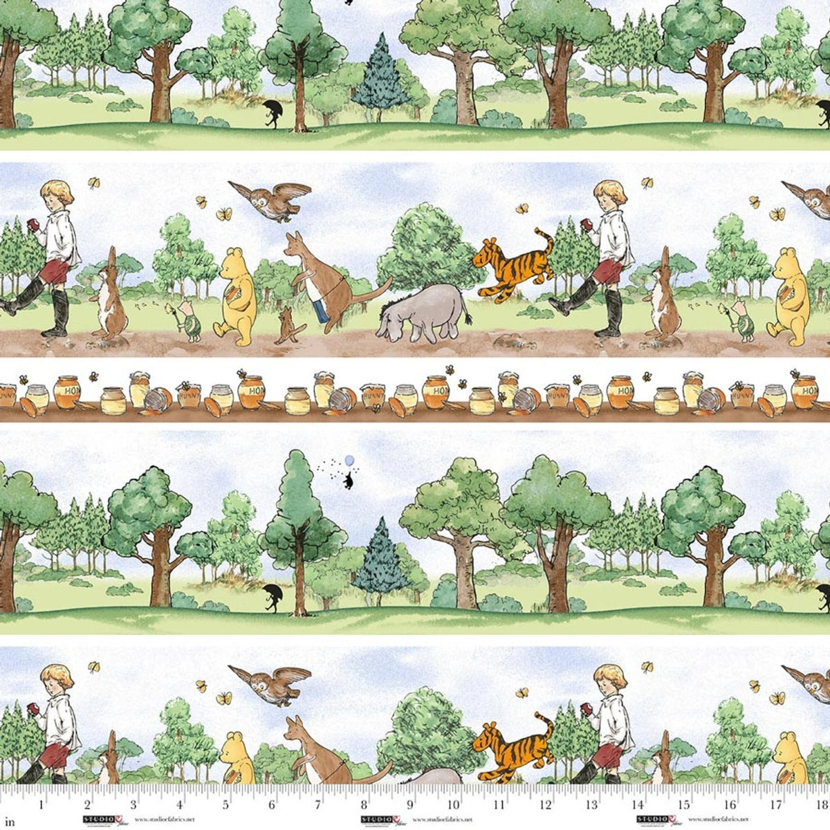 Classic Winnie Stripe Fabric Yardage