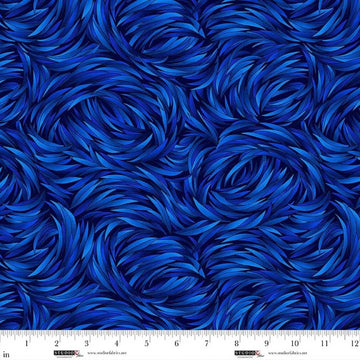 Tempest Sapphire Swirl 108" Wide Quilt Backing Fabric - image 1 - wide quilt backing fabric for longarm quilting