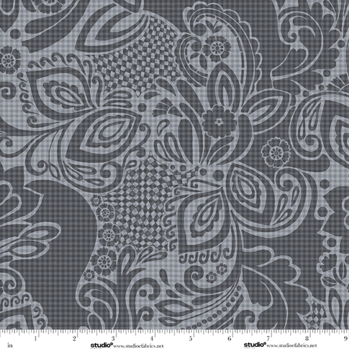 Modern Geometric Gray 118-inch wide 3-yard quilt fabric back pack bundle