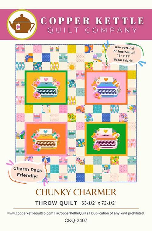 Chunky Charmer Quilt Pattern - image 1 - quilting pattern with step-by-step instructions