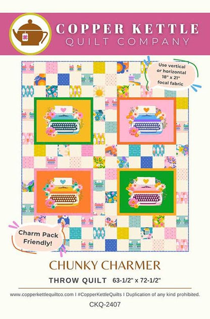 Chunky Charmer Quilt Pattern - image 1 - quilting pattern with step-by-step instructions