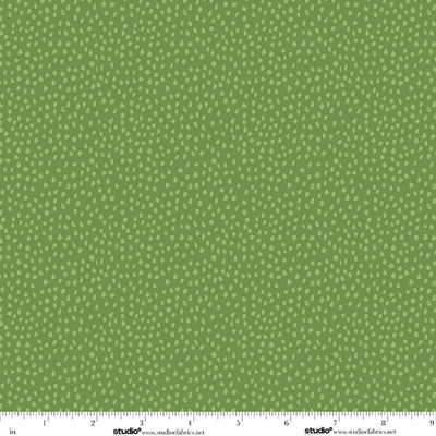 Bar Harbor Spring Green Freckle Fabric Yardage