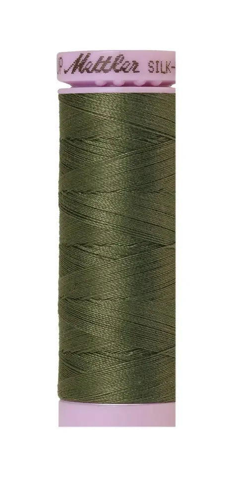 Mettler Cotton Silk Finish 50wt Burnt Olive large spool quilting thread