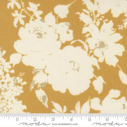 Fern & Honey Backing Kit Arabesque Honey - wide quilt backing fabric for longarm quilting