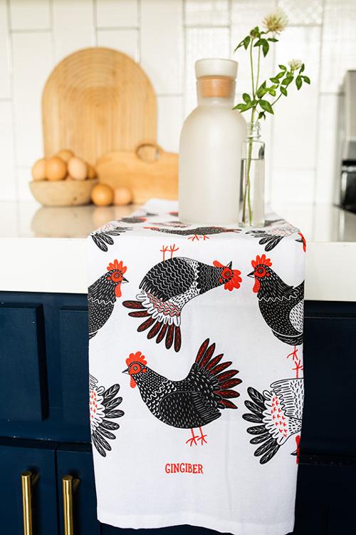 Gingiber Tea Towel Chicken - image 1 - quilting supply from Quilted Joy