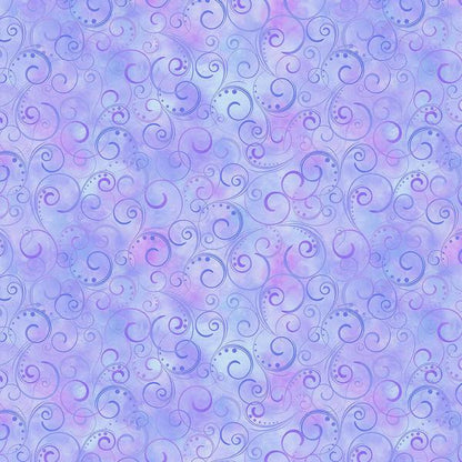 Swirling Splendor - Periwinkle #9705W61B, available at Quilted Joy