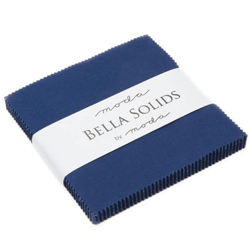 Bella Solids Nautical Blue Charm Pack