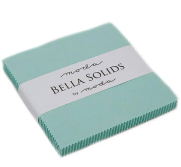 Bella Solids Aqua Charm Pack