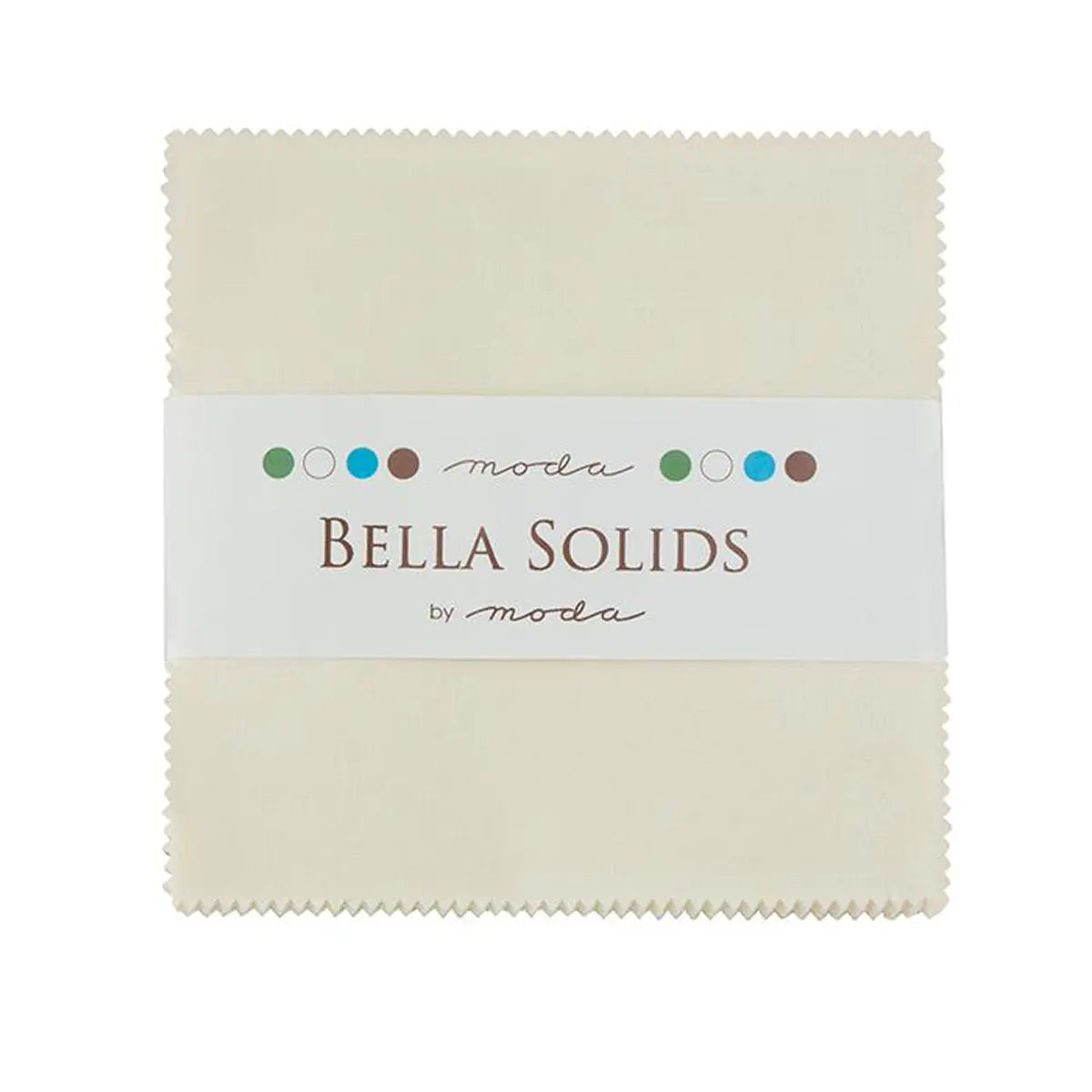 Bella Solids Ivory Charm Pack