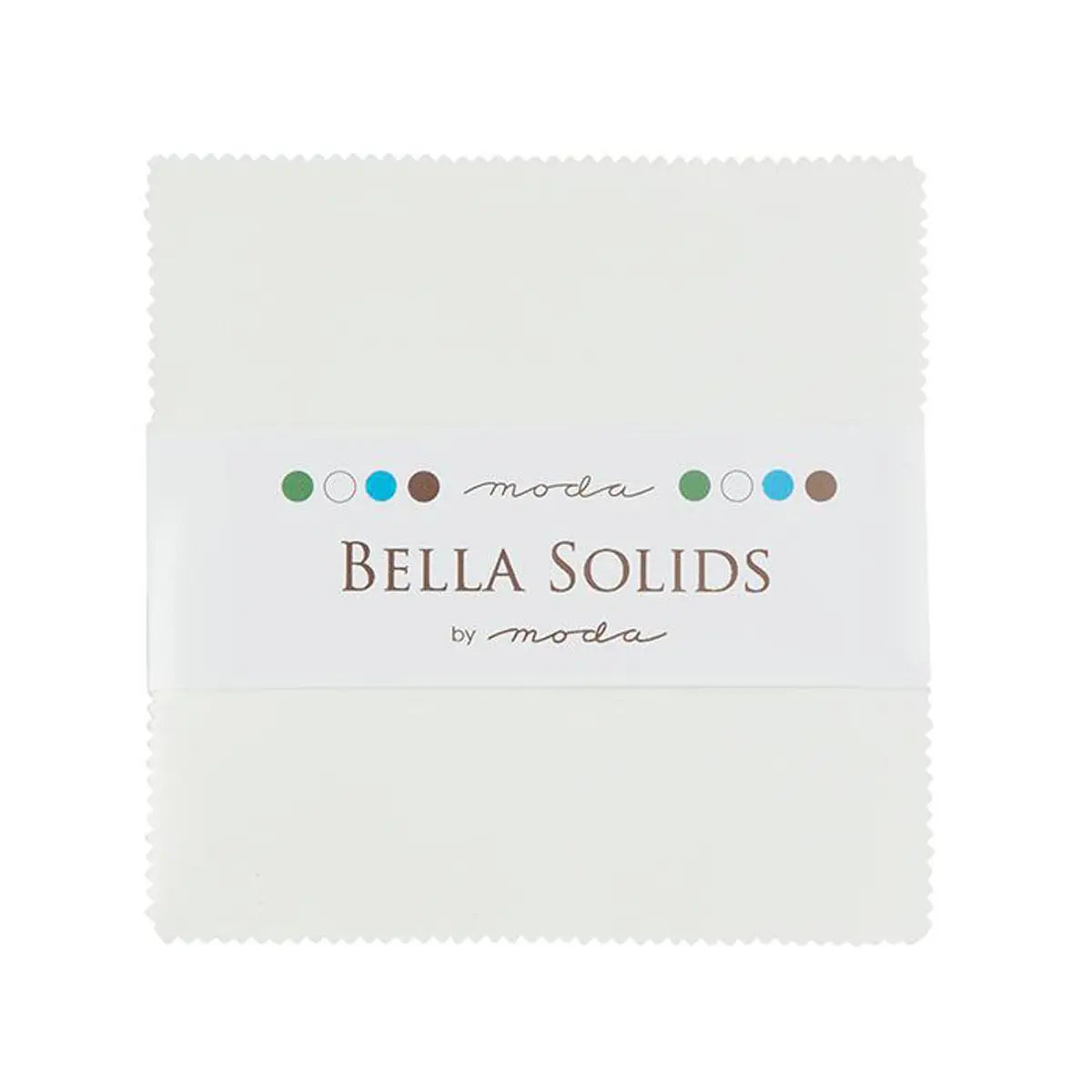 Bella Solids White Charm Pack