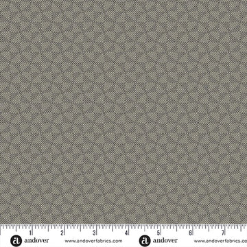 Square Dance Charcoal Fabric Yardage