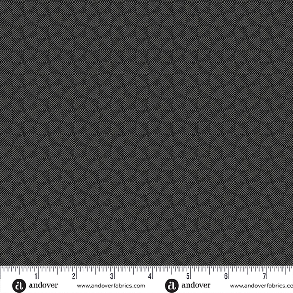 Square Dance Obsidian Fabric Yardage