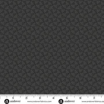Square Dance Obsidian Fabric Yardage