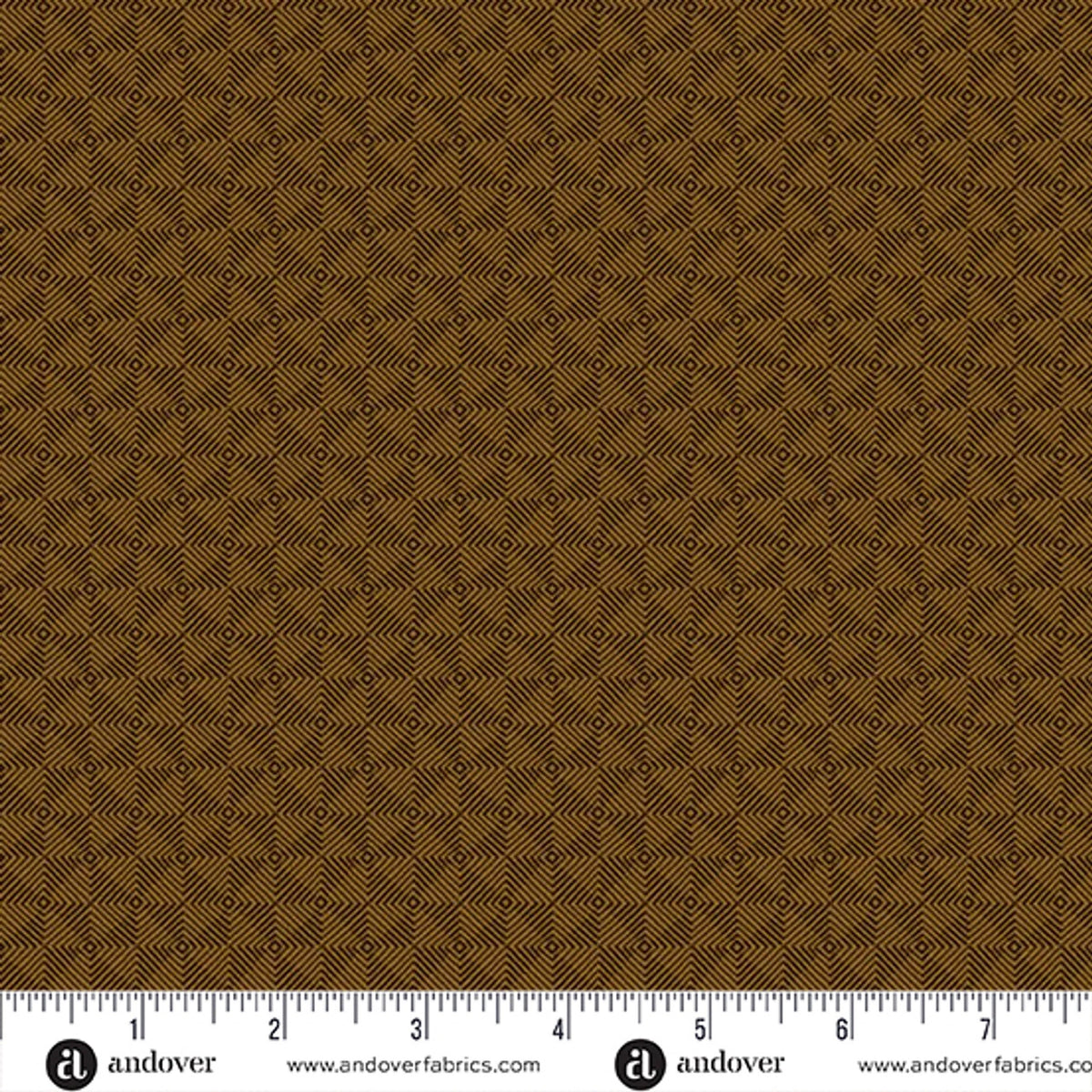 Square Dance Chestnut Fabric Yardage