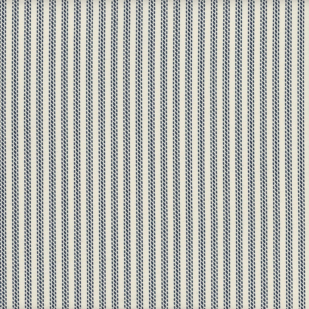 Cozy House Midnight Pillow Ticking Fabric Yardage