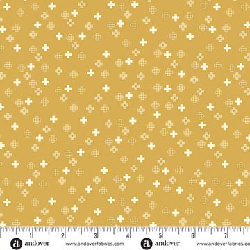 Conway Cottage Yellow Plus Point Fabric Yardage