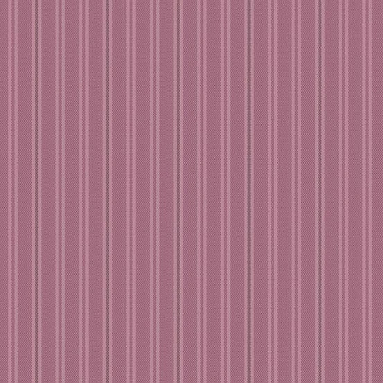 Quiltessential Double Stripe Petunia Fabric Yardage