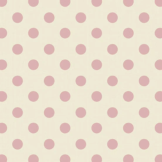 Quiltessential Large Dot Blush Fabric Yardage