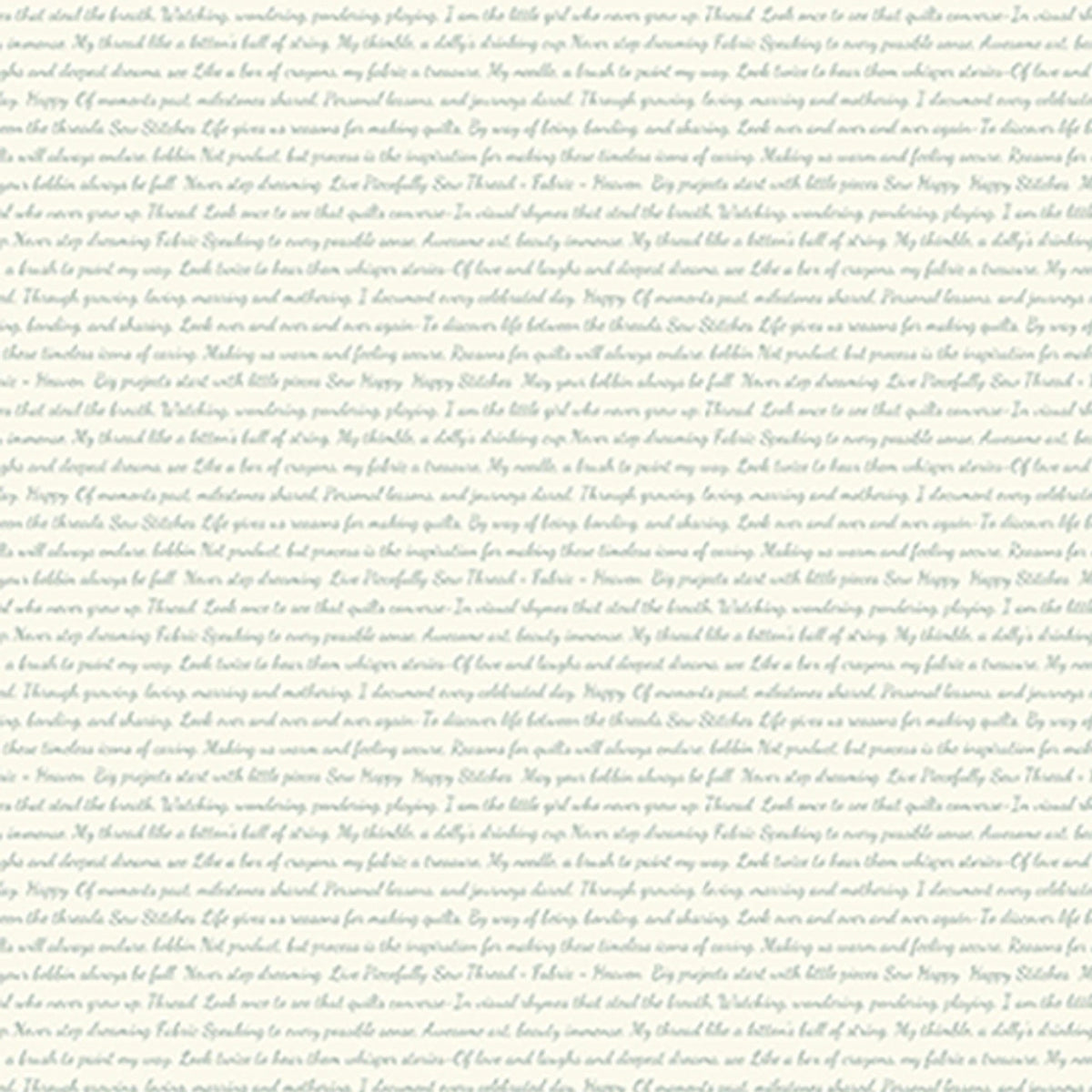 Cloud Nine Pale Oak Reasons Fabric Yardage