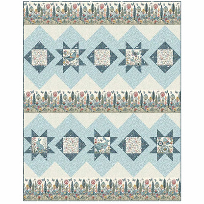 A Norwegian Stroll Quilt Kit - complete quilt kit with fabric and instructions