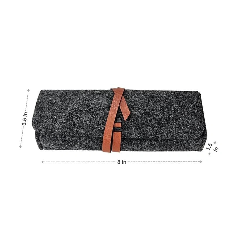 Felt Pencil Notion Pouch A Grey - image 3 - fabric marking tool for quilting and sewing