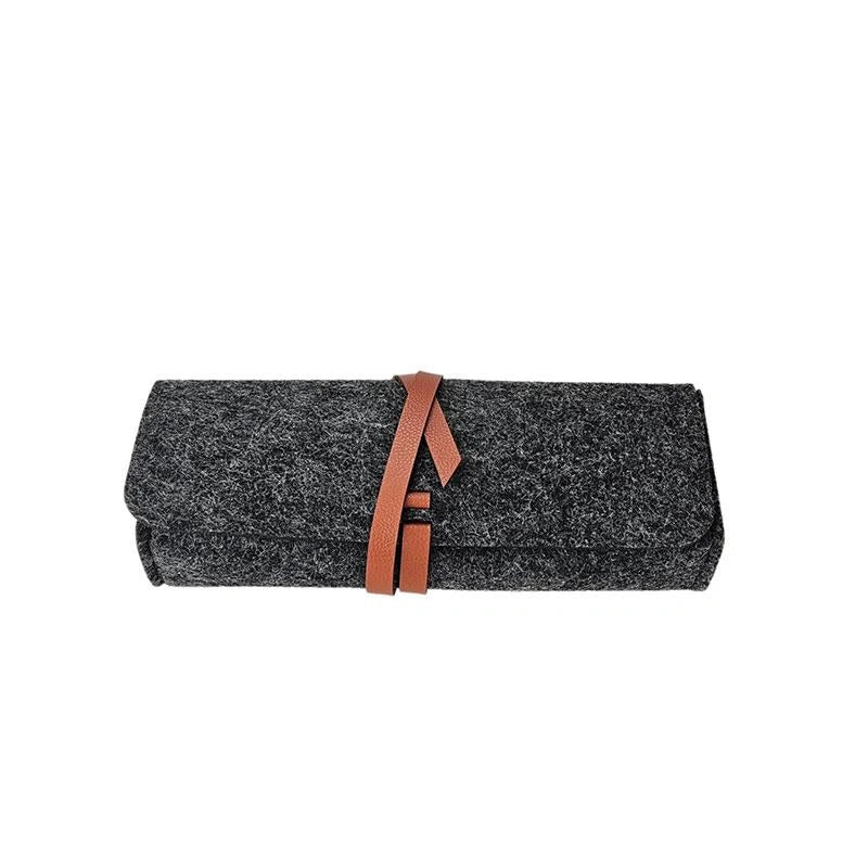 Felt Pencil Notion Pouch A Grey - image 2 - fabric marking tool for quilting and sewing