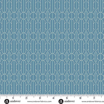 Sewing Bird Deep Indigo Pin Tuck Fabric Yardage