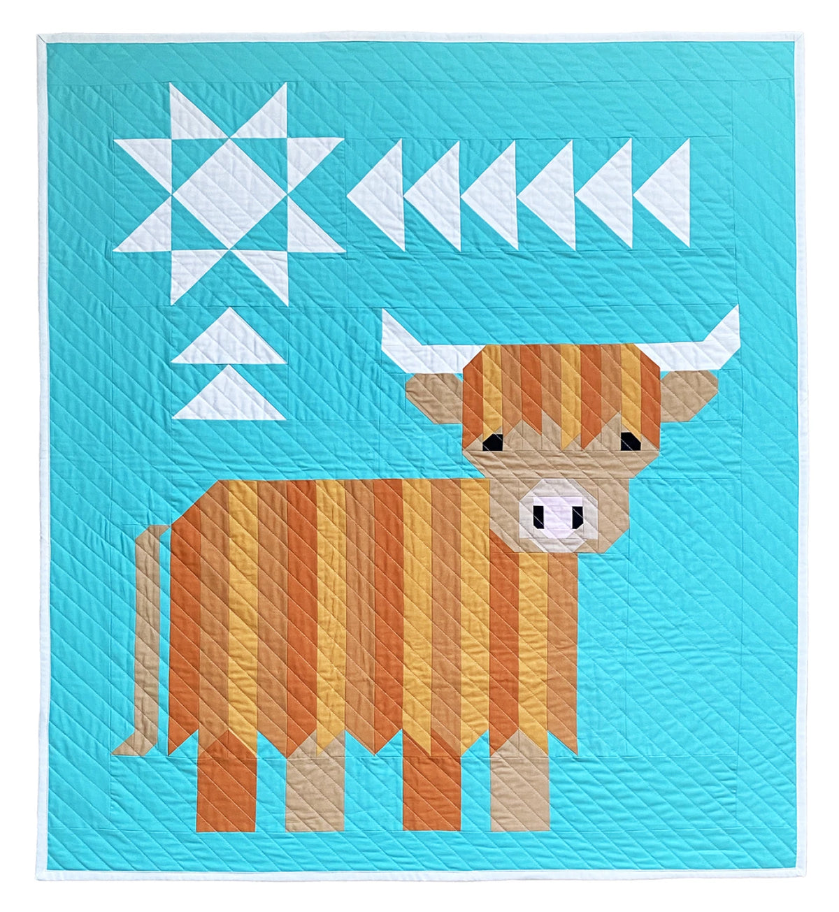 Cattle Call - A Highland Coo Quilt Pattern - image 3 - quilting pattern with step-by-step instructions