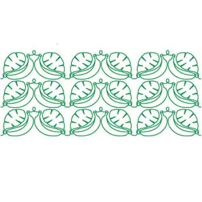 Sock Monkey Bananas Borders and Corners Digital File