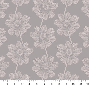 Indelible Soft Hazey Anemone quilting fabric yardage