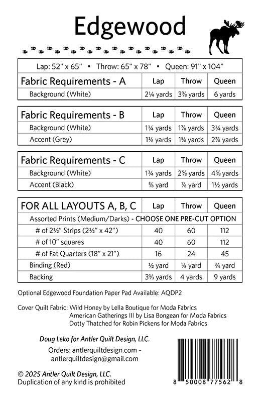 Edgewood Quilt Pattern - image 2 - quilting pattern with step-by-step instructions