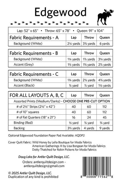 Edgewood Quilt Pattern - image 2 - quilting pattern with step-by-step instructions