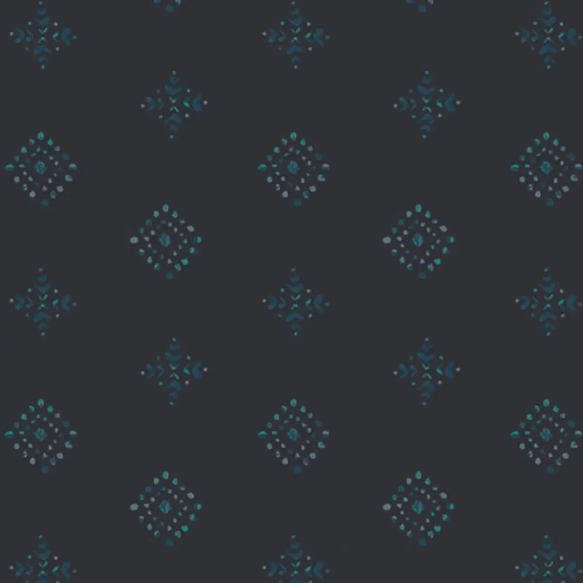 Aquarelle Blue Rhombastic Negative Fabric Yardage